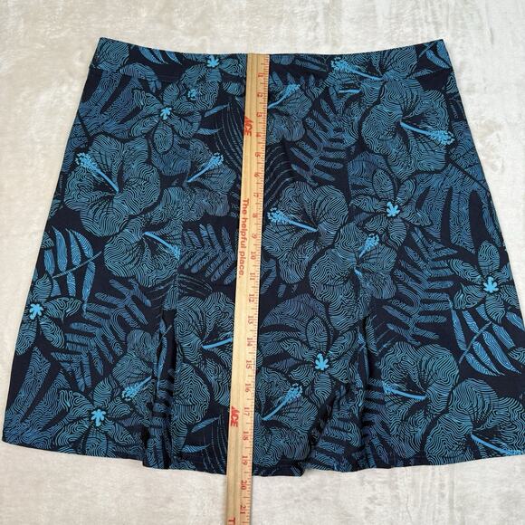 Rip Skirt Hawaii Women's Large Floral Wrap Length 2 Resort Wear Beach Coverup - Picture 7 of 7